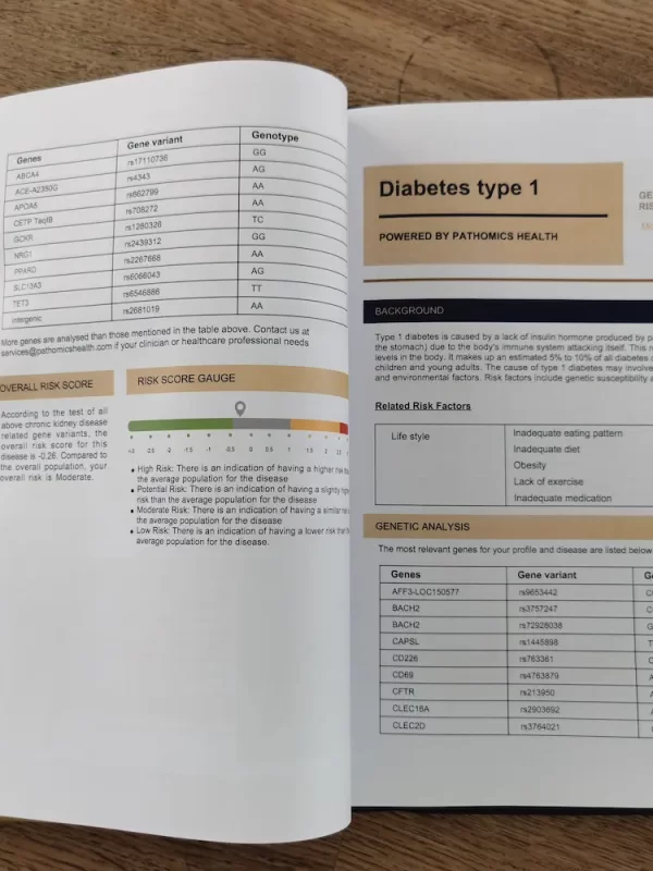 Pathgene report inner page